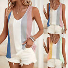 Summer Womens Sexy V-Neck Tank Tops Ladies Sleeveless Casual Loose Vest T-Shirts