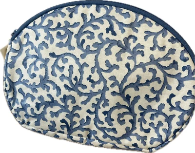 SACO DE VIAGEM COSMÉTICO WAVERLY MAKEUP Azul, Marfim Novo sem etiquetas - Imagem 1 de 3