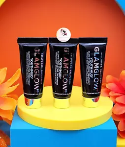 JUEGO DE VIAJE DE 3 Glamglow YouthMud tratamiento estimulante de brillo 0,24 oz/7 g - Imagen 1 de 4