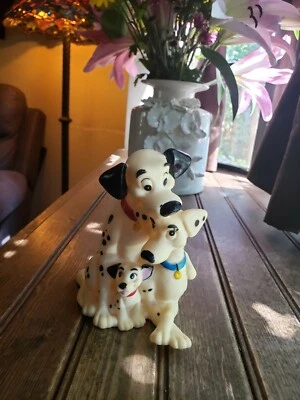 Vintage DISNEY 101  DALMATIONS COIN Piggy BANK Happiness Express 1980s - Image 1 of 4