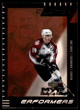 1999-00 Upper Deck MVP Stanley Cup Clutch Performers Joe Sakic Colorado
