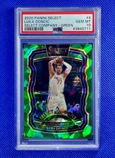 2019-20 Panini Select Green Ice LUKA DONCIC Card #4 PSA 10 GEM MINT