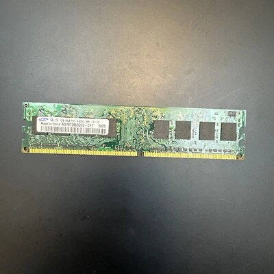 SAMSUNG 1GB, DDR2 1RX8, PC2-6400U-666-12-ZZ, PC2-6400 800Mhz 240-pin DIM - Image 1 of 4