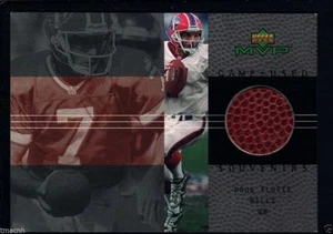 DOUG FLUTIE BALL FOOTBALL GAME RELIC 2000 UD MVP BILLS PATRIOTS BEARS BC EAGLES - Foto 1 di 1