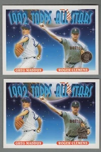 Maddux & Clemens 1993 Topps Marlins & Rockies inaugural en relieve dorado #409 (2) - Imagen 1 de 1