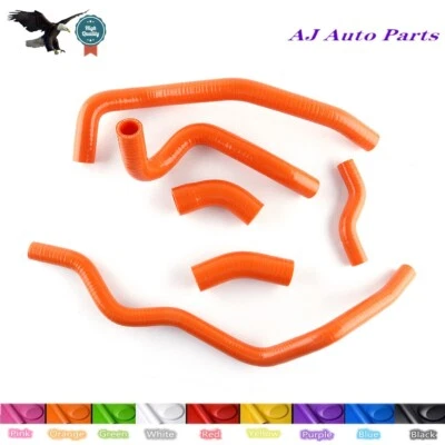 Orange Radiator Hose Fit 1985-2007 YAMAHA VMAX VMX12 V-Max 1200 Silicone Coolant - Изображение 1 из 4