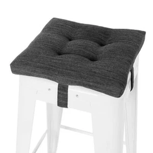 12 Inches Square Seat Cushion Super Soft Bar Stool Square Seat Cushion With Ties - Picture 1 of 6