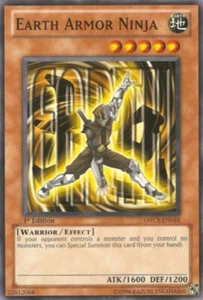 Earth Armor Ninja - ORCS-EN016 - Common - 1st Edition - YuGiOh - Picture 1 of 4