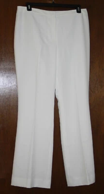Alex Marie Mujer Nuevo $99 Frente Plano Marfil Pantalones Pantalones Talla 16 Grande 36w Foto 1 de 4