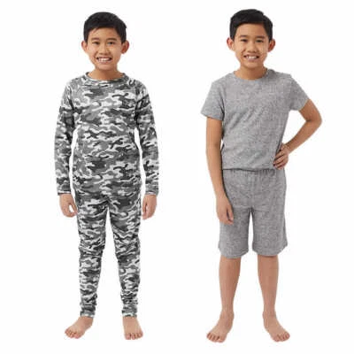 Juego de pijama 32 grados juvenil 4 piezas para niños Foto 1 de 4