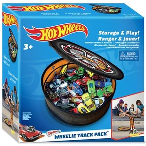 Tara Toy: ZipBin Hot Wheels - Wheelie Track Pack - Unzips Into A Racetrack Mat, - Picture 1 of 7