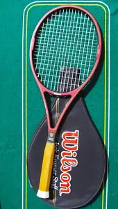 1986 Rare Wilson Jack Kramer Staff 85 Mid 16x18 Racket 5/8 Cover EXCL St Vincent - Bild 1 von 9