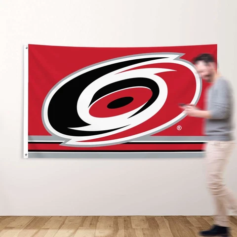 Carolina Hurricanes Flag 3'x5 Ft Logo Banner Hockey-NHL New Fast Shipping Cover