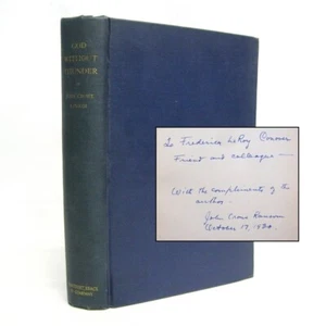 God Without Thunder SIGNED by John Crowe Ransom 1930 First Edition Orthodoxy - Picture 1 of 8
