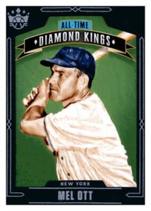 2020 Panini Diamond Kings All-Time Diamond Kings Framed Blue Mel Ott  ATDK-3