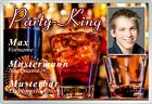 Party-King Ausweis, Feier, Scherzartikel, Personalisiert, Lustig, Gag - AU-341