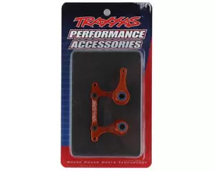 Traxxas Teil #3743T: Aluminium Lenkung Bellcrank Set mit Lagern (orange) - Bild 1 von 2