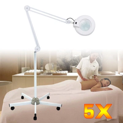 22W Kosmetik-Lupenleuchte Beauty Salon Lupenlampe mit Stativ 5-Dioptrien - Bild 1 von 4