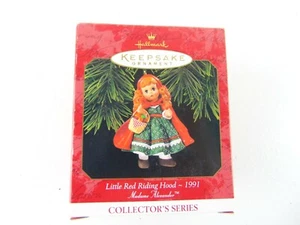 Hallmark Keepsake adorno de Navidad 1991 Caperucita Roja - Imagen 1 de 6
