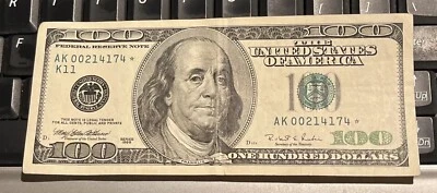1996 Hundred Dollars With Star ,Very Rare!! - Image 1 of 4