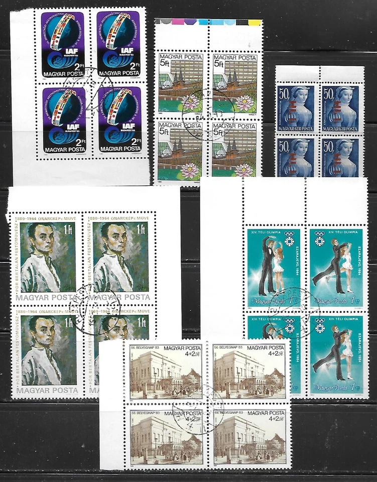 Hungary – Six Blocks of Four as shown - Image 1 of 1