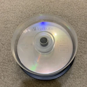 Verbatim Lot of 16 New Blank DVD-R Recordable Disc 4.7 GB 16x Speed 120 Min - Picture 1 of 8