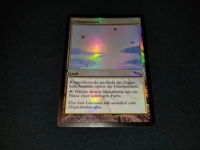 MTG 1x Mirrodin rare land NM- German FOIL Glimmervoid ships w/ tracking - Image 1 of 2