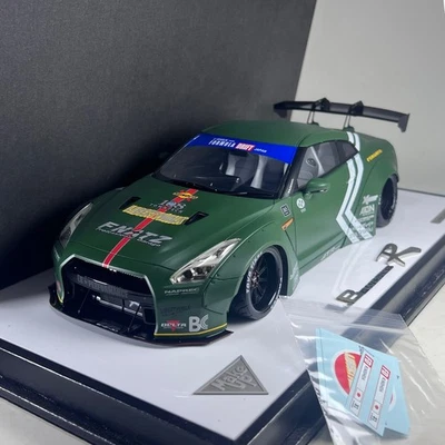 1/18 Make Up Nissan GTR R35 LB Works GT Wing Ver Matt Dark Green Ltd 60 pcs - Image 1 of 2