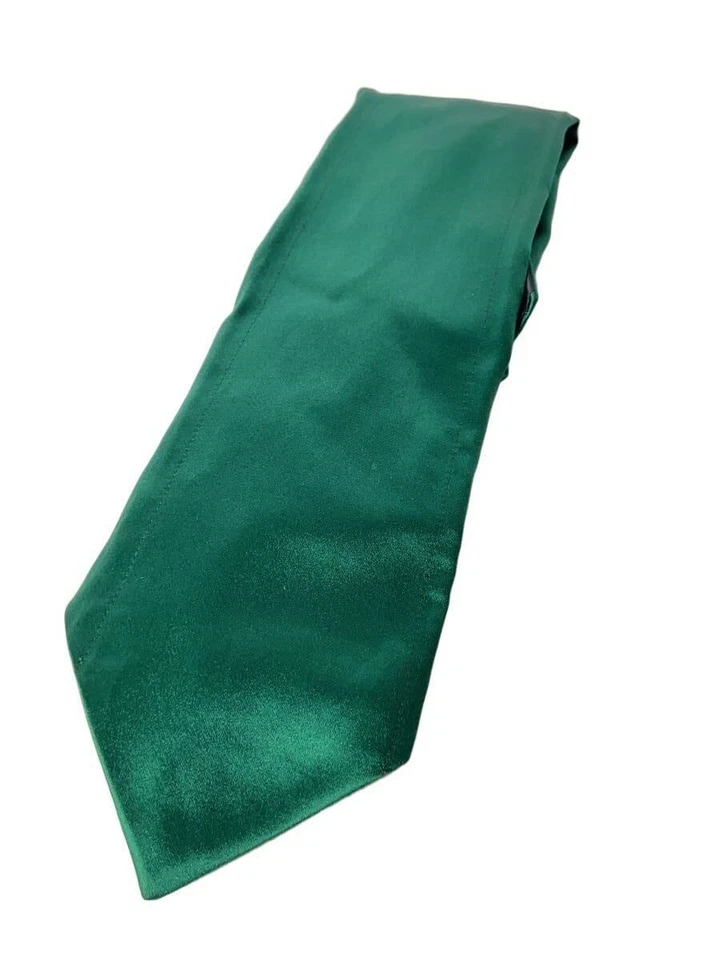 Maison Margiela Tie 14ss Cotton Silk Blend GRN Plain Men's S30TE0093 Used - Image 1 of 4