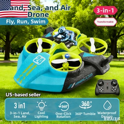 ✨ZKZT888-119: The Magical 3-in-1 Transforming Toy! Fly, Drive & Sail!✨ - Image 1 of 4