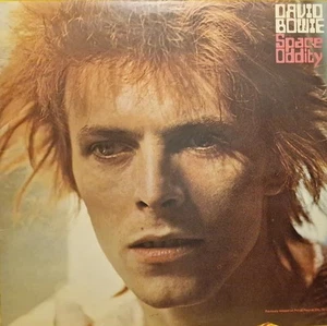 David Bowie Space Oddity LP w Inner & Poster Titanic Music Credit UK 1972 RCA NM - Imagen 1 de 2