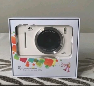 Cámara Digital, Cámara Vlogging 48MP 4K con Pantalla HD de 2.8 Pulgadas, 16X Digital... - Imagen 1 de 8