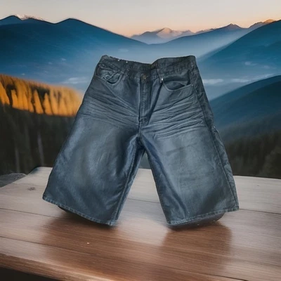 Pantalones Cortos de Vaquero Chams Para Hombre Azul Talla 38 Azul Bolsillo Bordado Foto 1 de 4