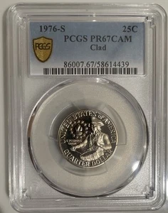PCGS 1976-S 25C Clad Washington Quarter (PR67CAM) - Picture 1 of 5