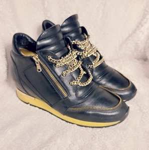 A🖤 RP$485 Women's Elena Lachi Size 8,5 Sneakers Designer Shoes Bikers Girl - Picture 1 of 12