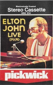 Elton John Elton John Live 17-11-70 cassette UK Pickwick 1977 cassette HSC314 - Picture 1 of 5