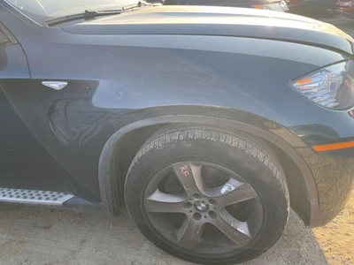 2008-2014 BMW X6 Front Fender Right Passenger B38M Blue w/o Headlamp Washers 972 Foto 1 de 4