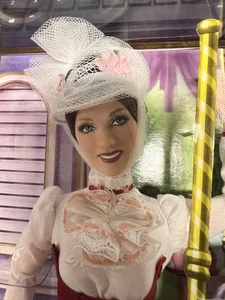 2007 DISNEY BARBIE COLLECTOR~MARY POPPINS DOLL~ PINK LABEL~NIB RARE M0672 - Picture 1 of 5