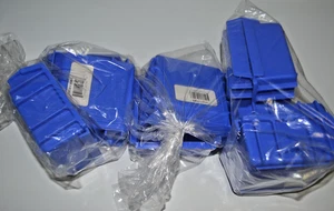 Global Ind. 9 Stück Nestbares Regal Aufbewahrungsbehälter, Kunststoff, 4,125" Breite x 4,25" Tiefe x 2" Höhe - Bild 1 von 8