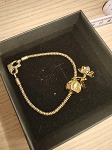Pandora Moments Armband m. Charms | vergoldet | 18 cm | top - Bild 1 von 7