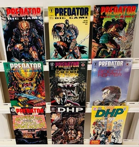 10 CONJUNTOS PREDATOR BIG GAME #1-4 / MAGNUS #1-2 + 1 DISPARO CABALLO OSCURO 1989-1998 - Imagen 1 de 1