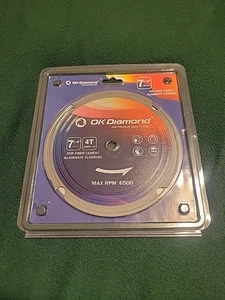 OKDIAMOND 7-1/4"x 4T PCD Polykristalliner Diamant TCG 4 PCD bestückt Hardiefaser C - Bild 1 von 2