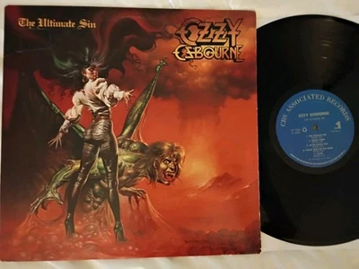 Ozzy Osbourne - The Ultimate Sin - NM/VG++ 1986 Metal Rock CBS OZ-40026 Slev 1ST - Image 1 of 4