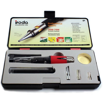 Kit de ferro de solda a gás butano Iroda SOLDERPRO 50, SP50, SP-50 - Imagem 1 de 4