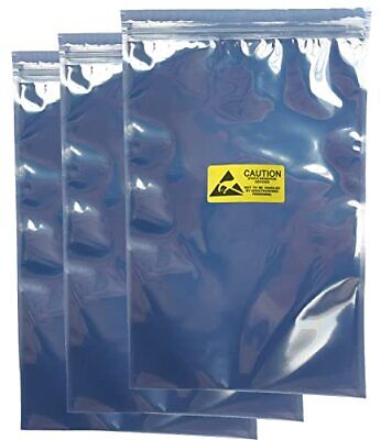 Anti Static Bags 25PCS Large Resealable ESD Bags 7.87x11.8in With Labels For GPU • 15.86$