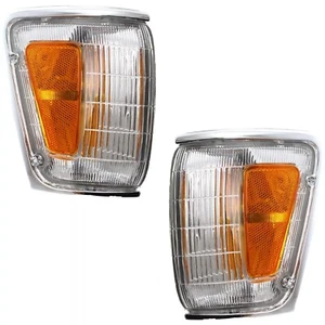 Front Corner Light Left & Right Set of 2pc For 1989-1991 Toyota Pickup CAPA - Picture 1 of 12
