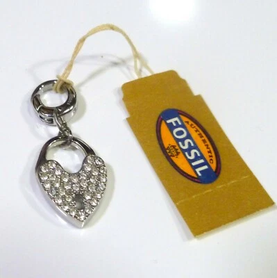 Fossil Anhänger Charms JF00034040 Charm Herz Edelstahl  NEU - Bild 1 von 2