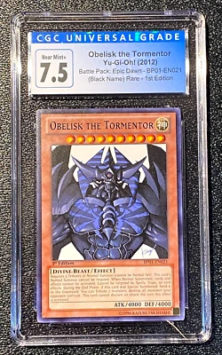 2012 Obelisk The Tormentor EPIC BP01-EN021 CGC 7.5 1ST ED BLACK 3944R35E0722 - Image 1 of 2