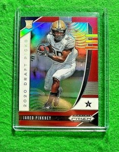JARED PINKNEY PRIZM RED ROOKIE CARD FALCONS 2020 Prizm DP REFRACTOR RED ROOKIE  