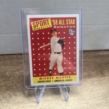 2021 Topps X Mickey Mantle 1958 Topps New York Yankees All Star 15
